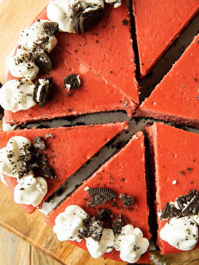 Red Velvet Oreo Cheesecake Story Desserts Drinks