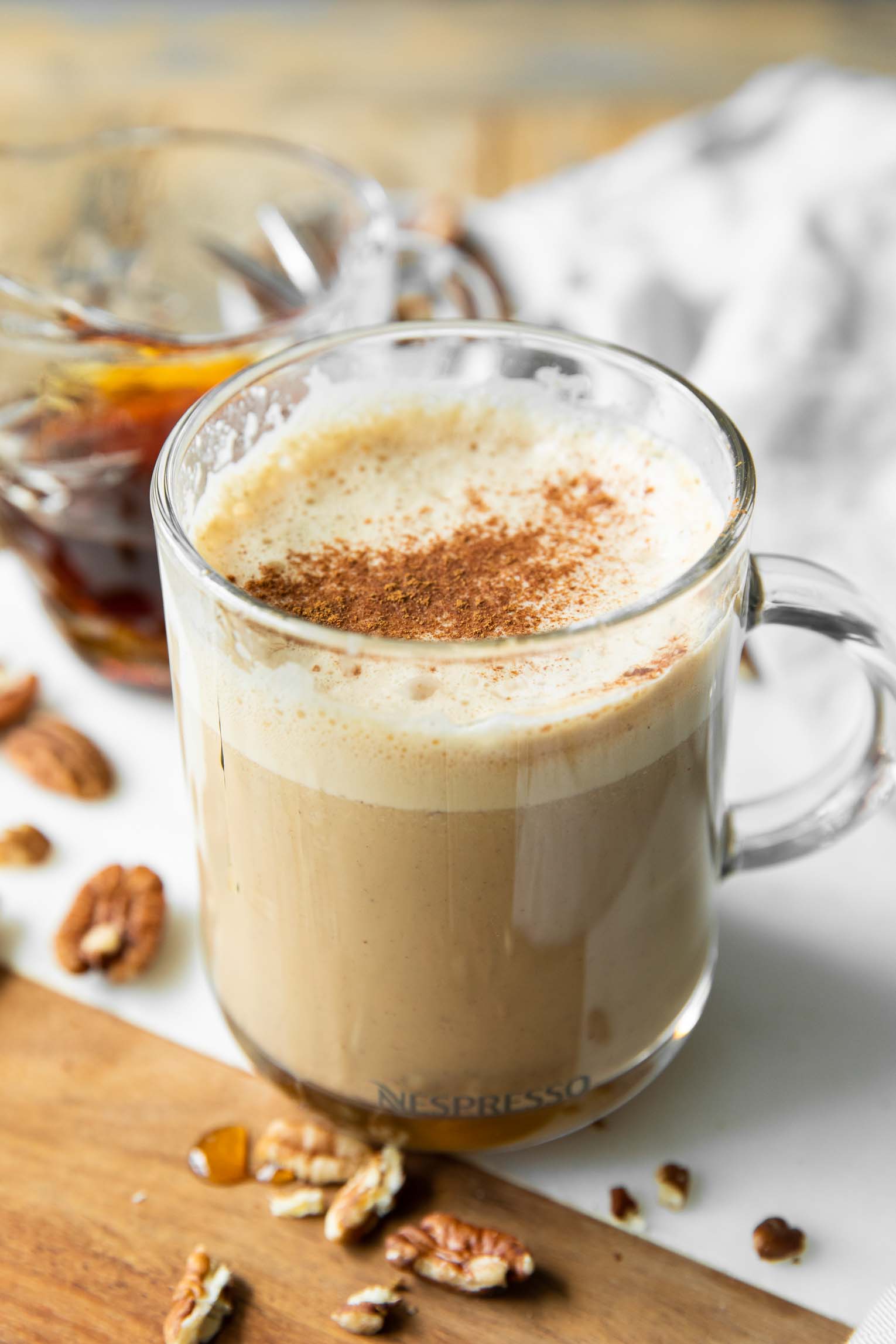 Maple Pecan Cappuccino  Coffee Recipe - Nespresso Recipes