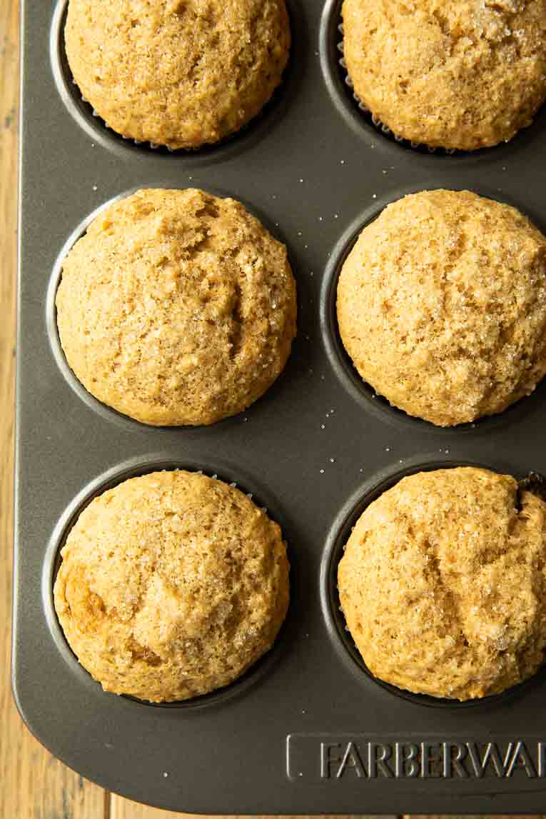 Freshly baked fall muffins.