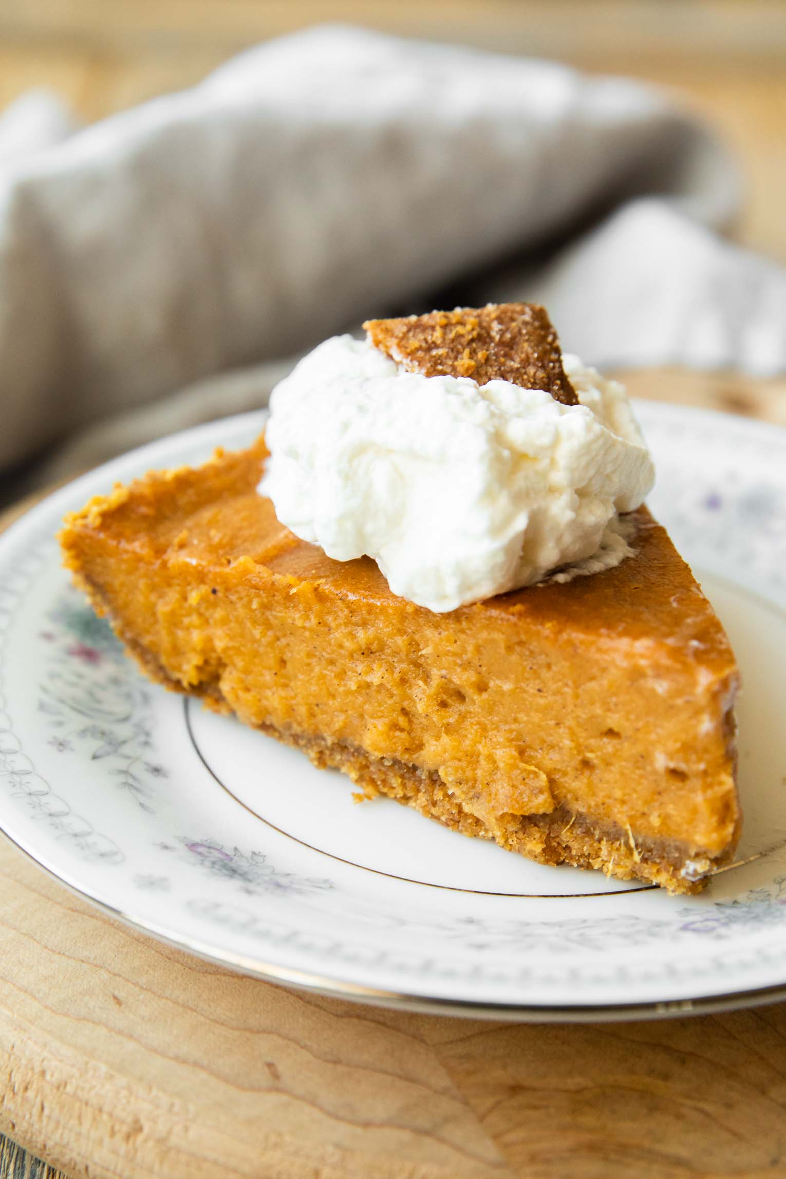 Sweet Potato Pie w/ Graham Cracker Crust Desserts & Drinks
