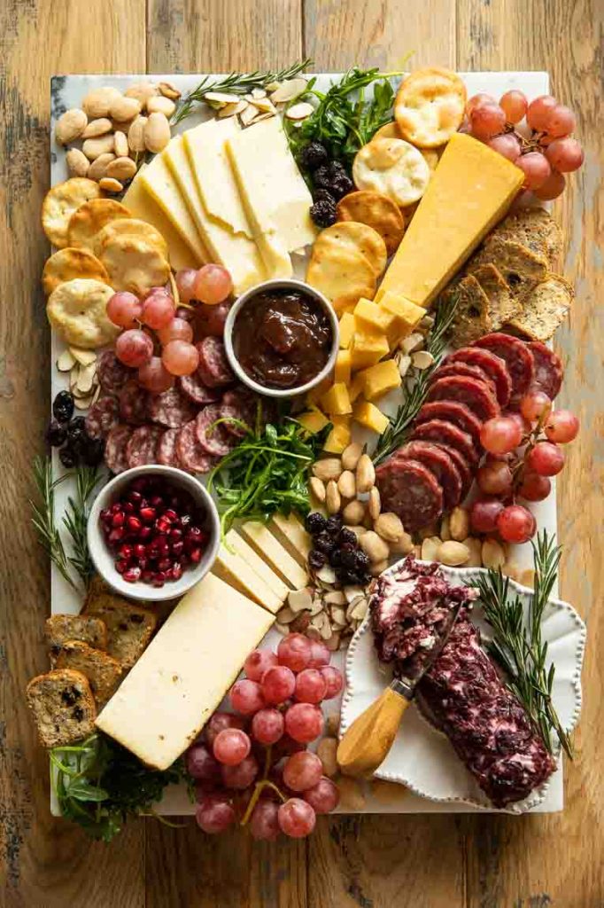 Christmas Charcuterie Board step by step instructions.