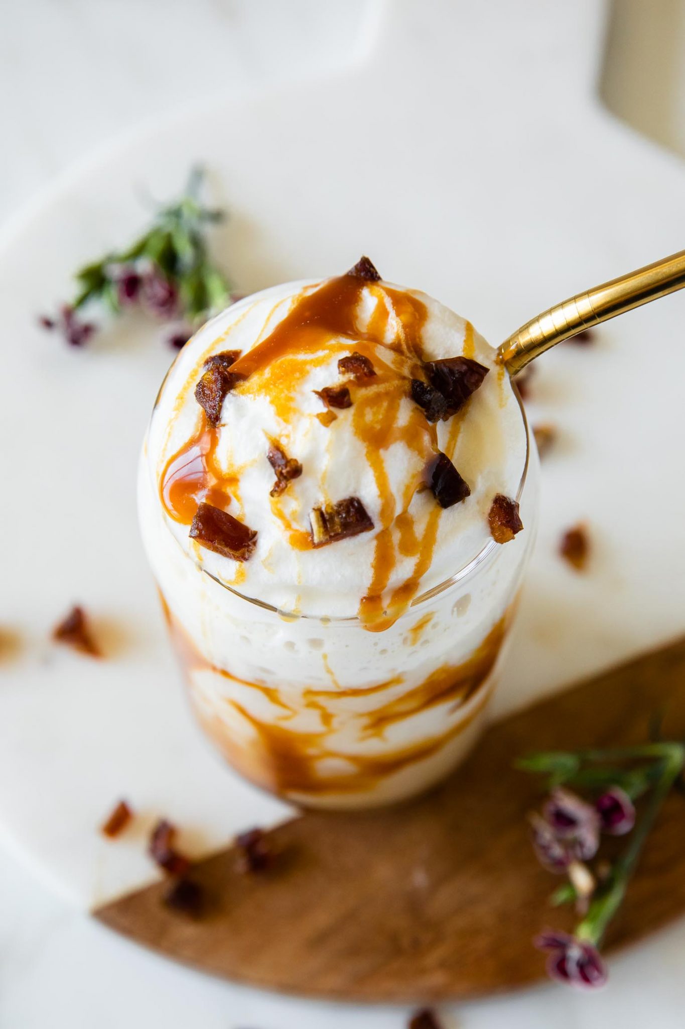 Caramel Ribbon Crunch Frappuccino Desserts & Drinks
