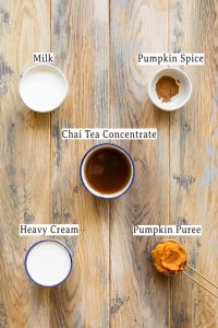 Iced Pumpkin Cream Chai Latte (Starbucks Copycat Recipe) - Desserts