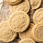 Top shot photo of Brown Butter Sugar Cookies recipe.