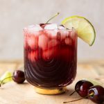 Across photo of Tart Cherry Juice Mocktail recipe.