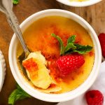 Easy Creme Brûlée recipe in a small ramekin.
