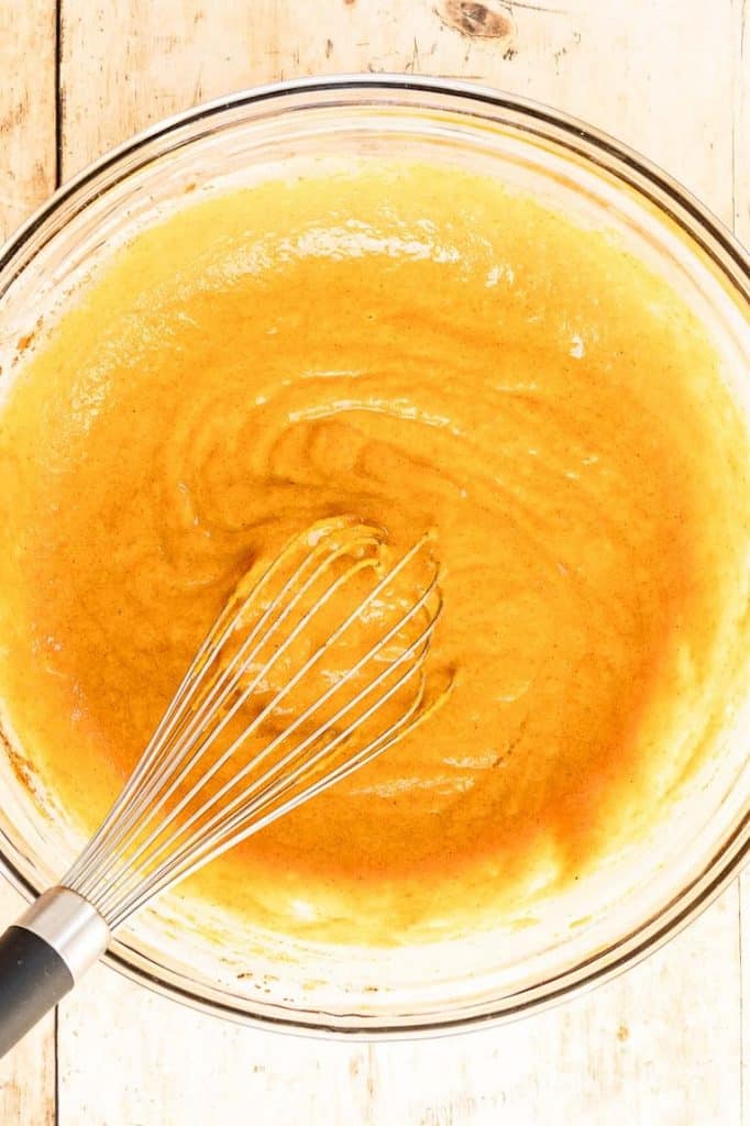 Pumpkin pie ingredients.